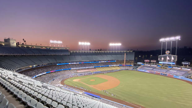 The  A's will be the home team at Dodger Stadium for ALDS against the Astros